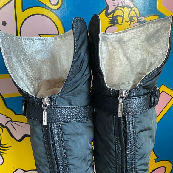 Dolce & Gabbana Over Knee Winter Snow Rubber & Leather Boots 8 38.5 dust… - Picture 4 of 17